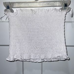 Shein ruffled tube top